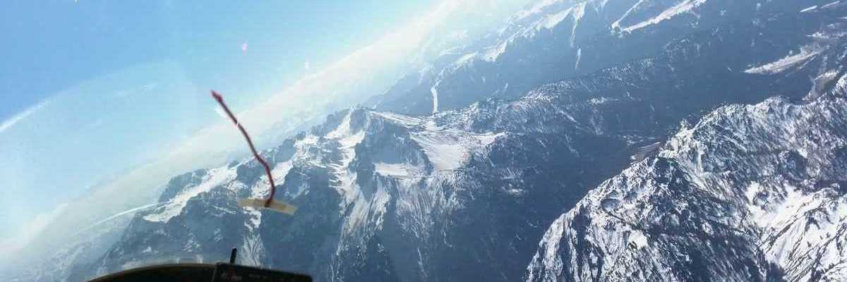 Flugwegposition um 10:26:34: Aufgenommen in der Nähe von Gemeinde St. Martin bei Lofer, Österreich in 2812 Meter